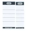Etiqueta Elba 400087754 10 unidades preto branco retangular 5x2,5 cm