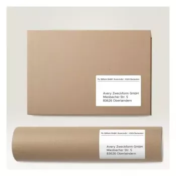 Etiqueta autoadesiva para impressora AVERY 6601 branco 10,5 x 14,8 cm 260 etiquetas