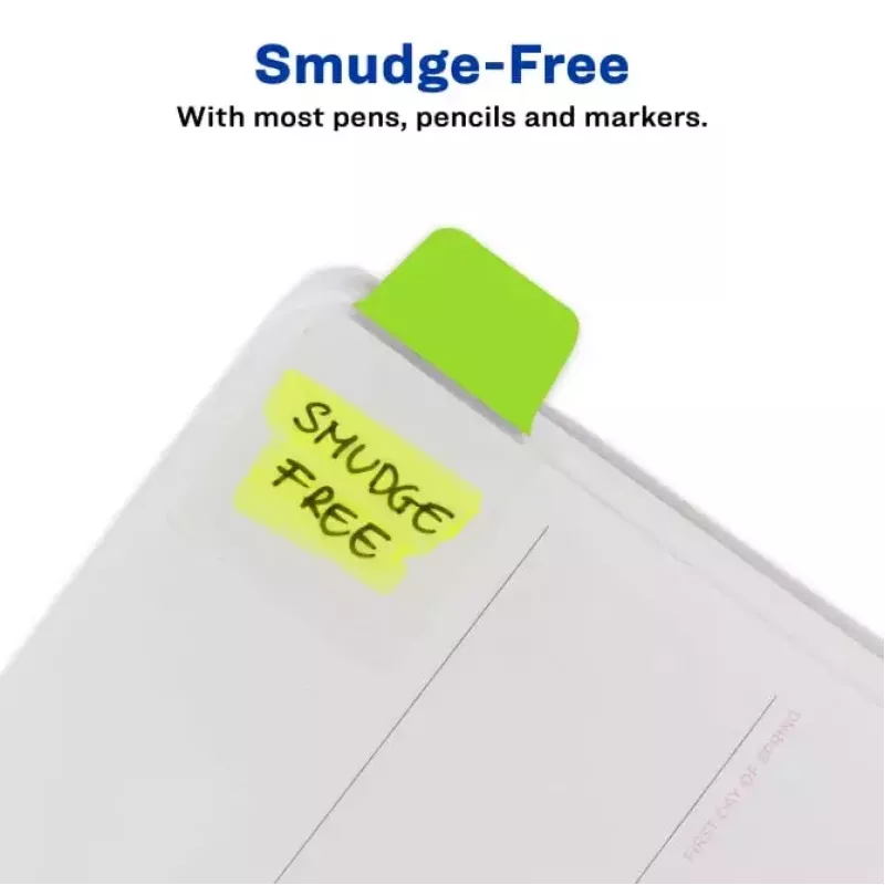 Separadores adesivos Avery Ultra Tabs 74759 verde laranja rosa amarelo