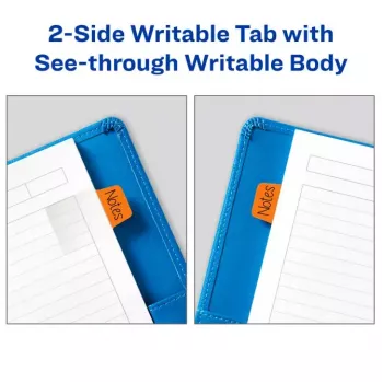 Separadores adesivos Avery Ultra Tabs 74760 azul verde laranja vermelho