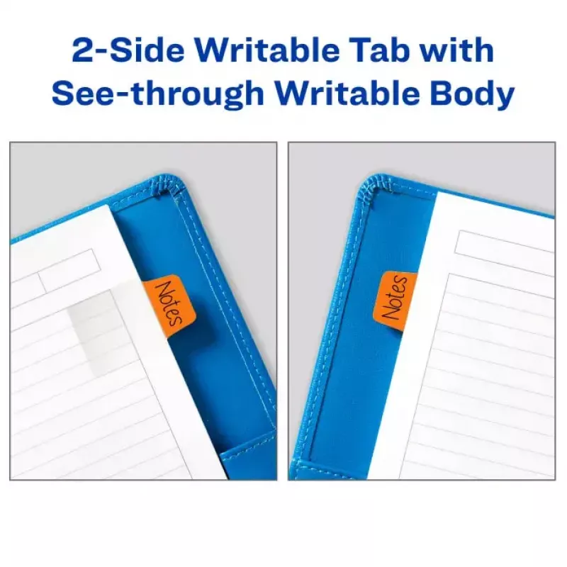 Separadores adesivos Avery Ultra Tabs 74760 azul verde laranja vermelho
