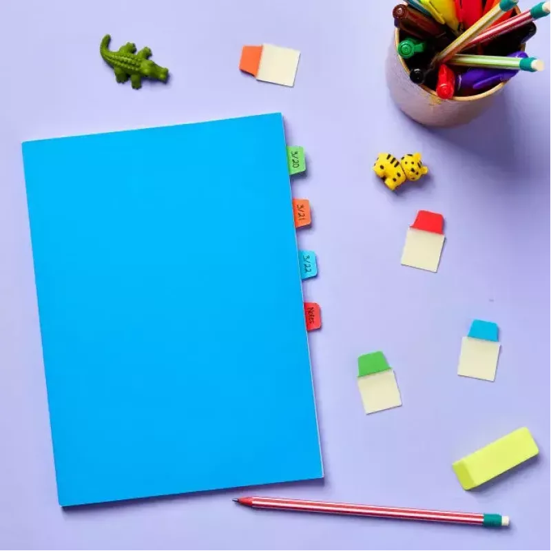 Separadores adesivos Avery Ultra Tabs 74760 azul verde laranja vermelho