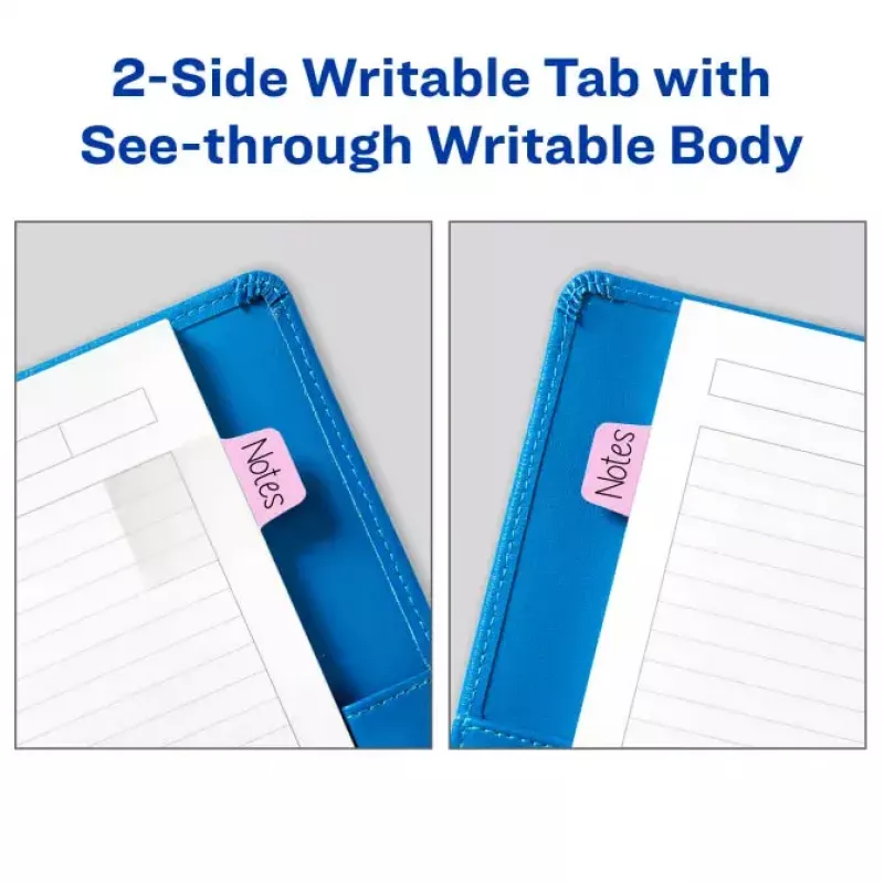 Separadores adesivos Avery Ultra Tabs 74761 azul verde rosa lilás