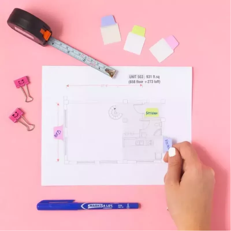 Separadores adesivos Avery Ultra Tabs 74761 azul verde rosa lilás