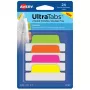 Separadores adesivos Avery Ultra Tabs verde laranja rosa amarelo 74767