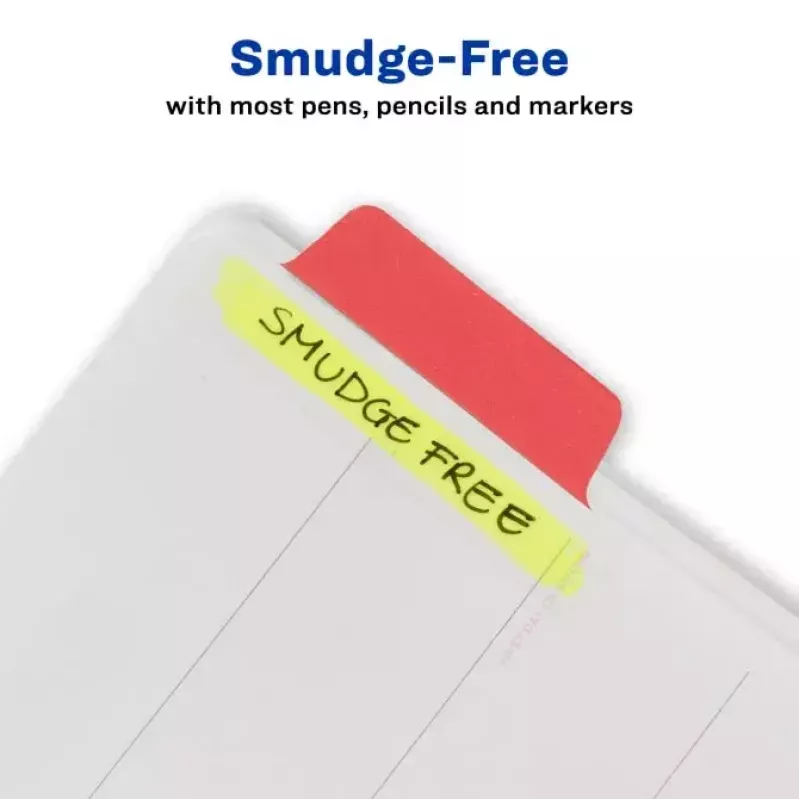 Separadores adesivos Avery Ultra Tabs 74768 azul verde vermelho amarelo