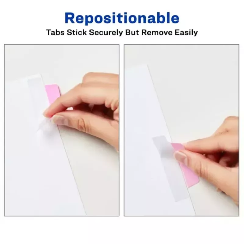 Separadores adesivos Avery Ultra Tabs 74769 azul verde rosa lilás