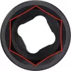 Chave de caixa de impacto KS Tools 515.0896 encaixe de 1/2 polegadas DIN 3121 ISO 1174