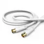 Hama 00205034 Cabo coaxial 1,5 m tipo F branco