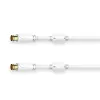 Hama 00205034 Cabo coaxial 1,5 m tipo F branco