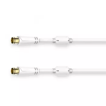 Hama 00205034 Cabo coaxial 1,5 m tipo F branco