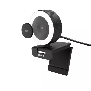 Webcam Hama C-850 Pro 4 MP 2560 x 1440 píxeis USB 2.0 preto