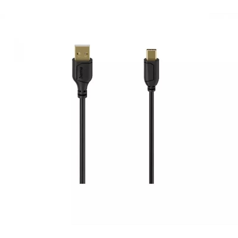 Cabo USB Hama 00074265 USB 2.0 0,75 m USB A USB C preto
