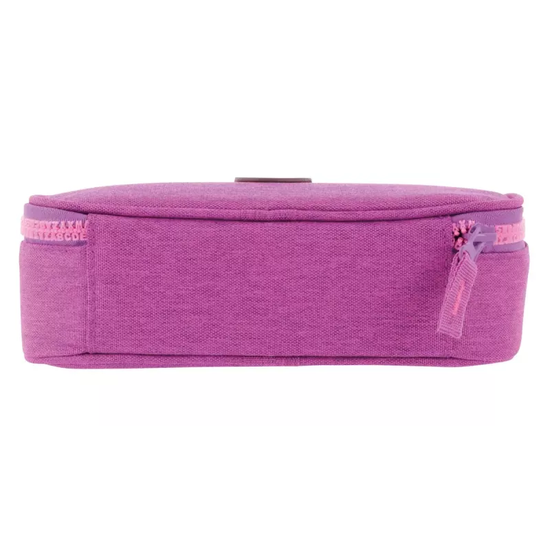 Estojo de lápis Herlitz beatBox ABC Soft poliéster rosa roxo 225x120x70mm