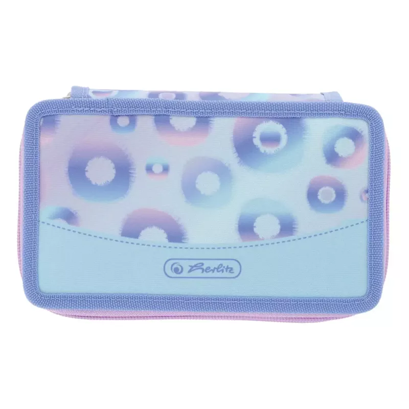 Conjunto de papelaria Herlitz Mystic Mermaid 23 peças azul rosa poliéster