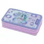Conjunto de papelaria Herlitz Mystic Mermaid 23 peças azul rosa poliéster