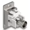 DeLOCK 90880 saída de conector fêmea BNC prateado branco 50 Ω
