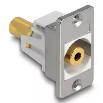 DeLOCK 90883 tomada 3,5 mm prateado branco conector fêmea