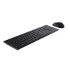 DELL KM5221W teclado e rato incluído escritório RF Wireless inglês dos EUA preto