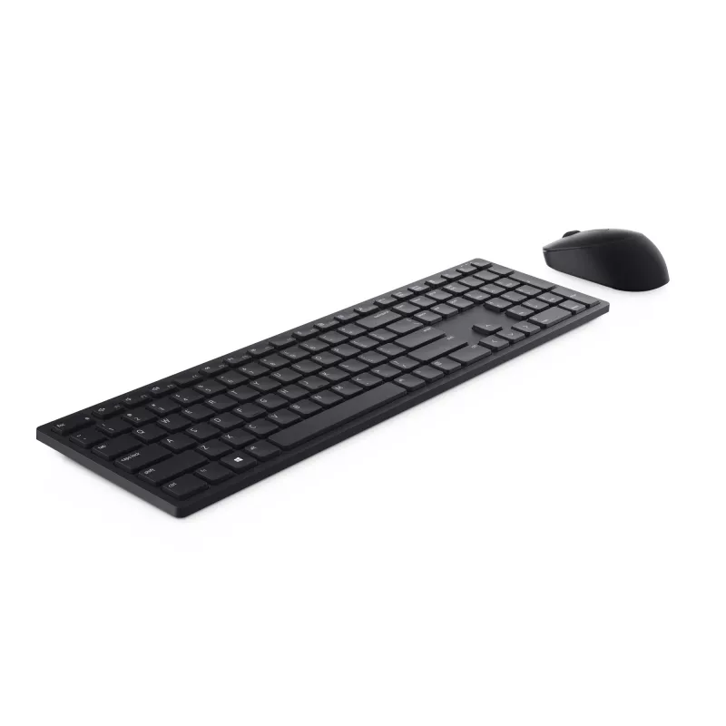 DELL KM5221W teclado e rato incluído escritório RF Wireless inglês dos EUA preto