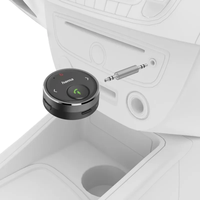 Receptor de música Bluetooth Hama 00014173 7 m preto, cinzento, prateado