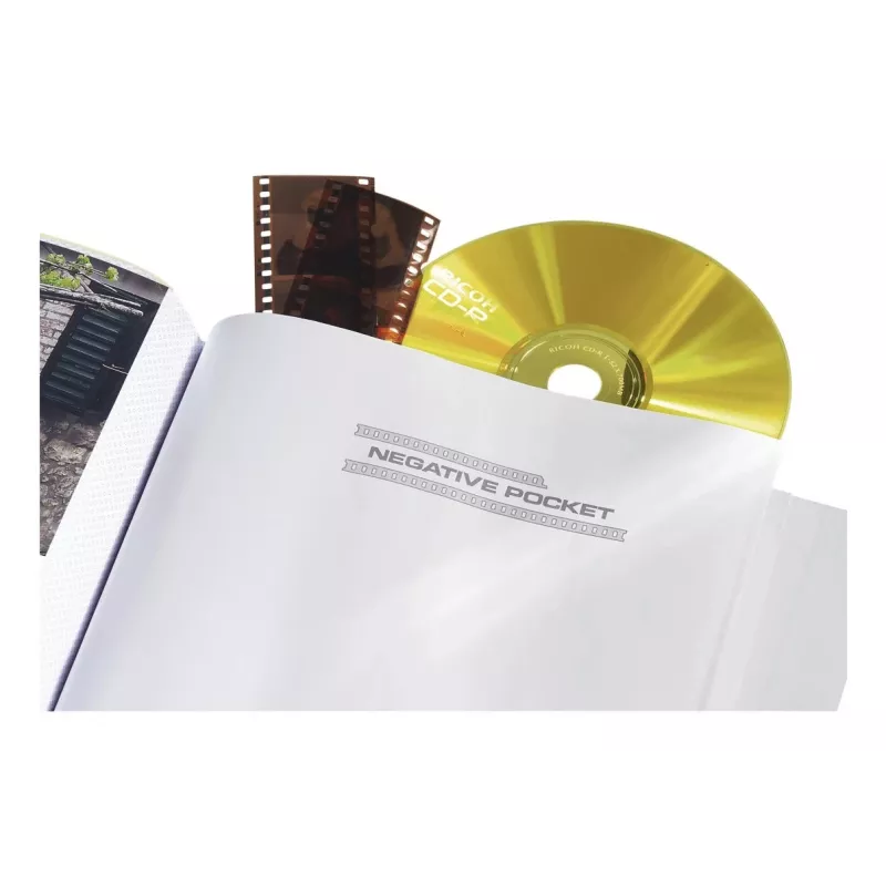 Álbum de fotografias Hama Network bege, preto 200 folhas 10 x 15 cm
