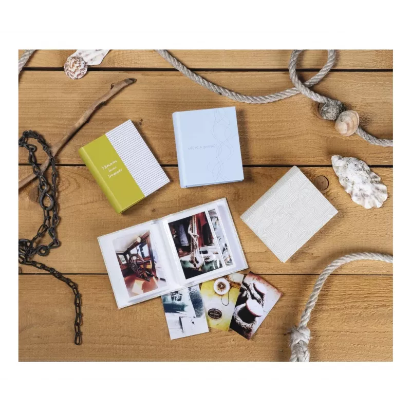 Álbum de fotografias Hama Life azul 20 folhas 5,4 x 8,6 cm
