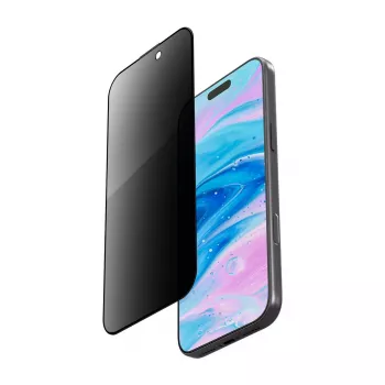 Película de privacidade LAUT PRIME PRIVACY para Apple iPhone 17 Pro resistente ao pó, a impactos e a riscos