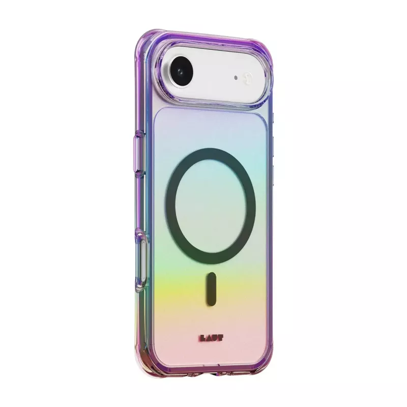 Capa para telemóvel LAUT AERO HOLO multicolor transparente para iPhone 17 Air 6,5 polegadas