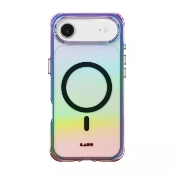 Capa para telemóvel LAUT AERO HOLO multicolor transparente para iPhone 17 Air 6,5 polegadas