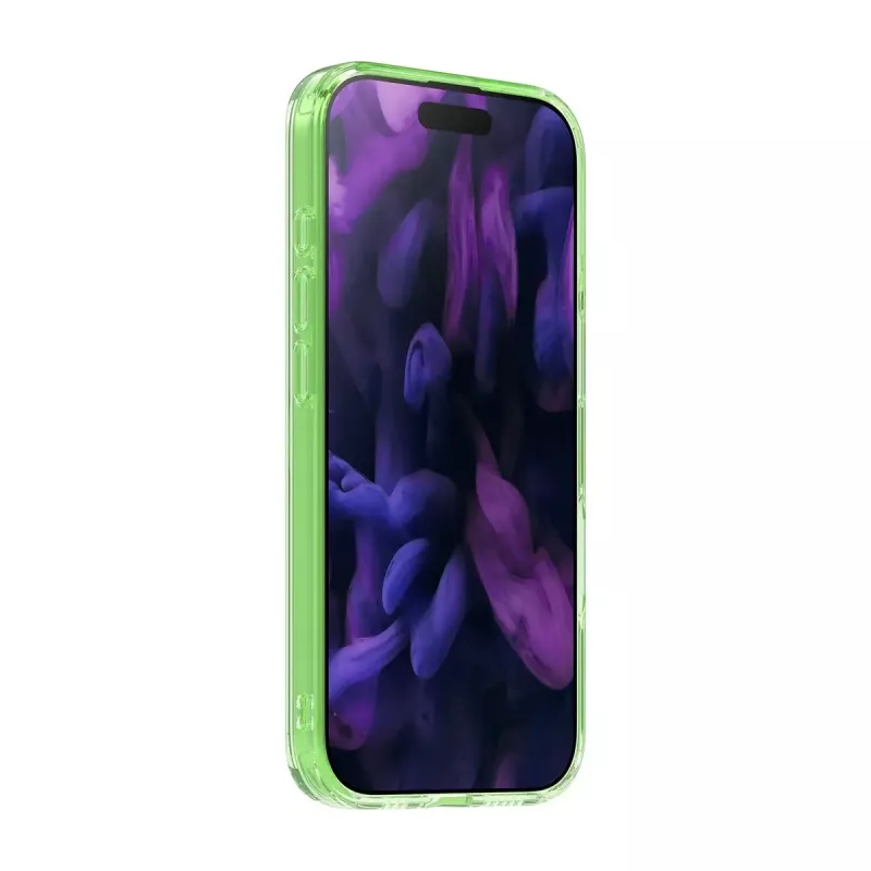 Capa LAUT CRYSTAL FLURO iPhone 17 verde-claro 16 cm