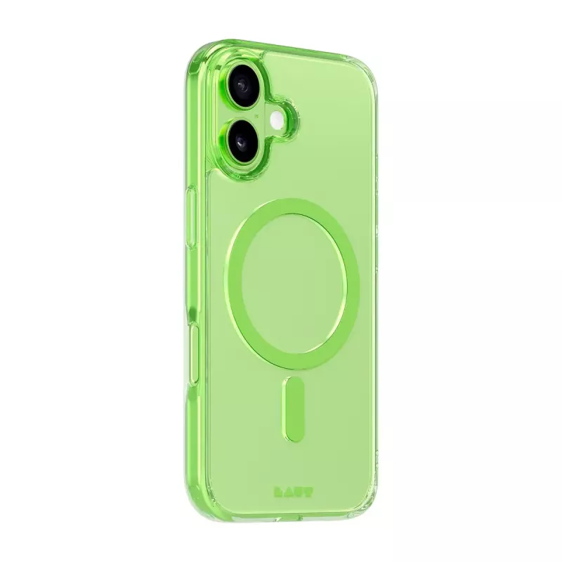 Capa LAUT CRYSTAL FLURO iPhone 17 verde-claro 16 cm