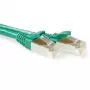 ACT verde 15 m cabo de rede LSZH SFTP CAT6A, sem proteção anti-dobra com fichas RJ45