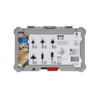 Bosch 2 607 017 470 conjunto de fresas 6 unid.