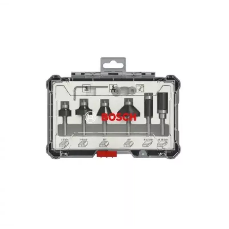 Bosch 2 607 017 470 conjunto de fresas 6 unid.