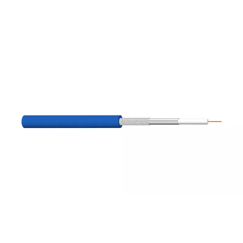 Cabo coaxial Megasat Flex 5 m ficha F azul