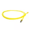Cabo de rede SFTP CAT8 ACT amarelo de 5 metros sem patilha com fichas RJ45