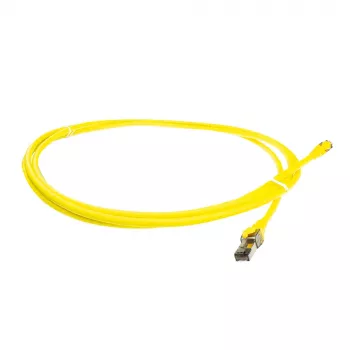 Cabo de rede SFTP CAT8 ACT amarelo de 5 metros sem patilha com fichas RJ45