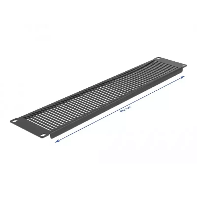 Painel cego ventilado DeLOCK painel para armário de rede 19 polegadas 66671