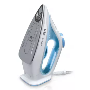 Ferro de engomar a vapor Braun TexStyle 1 SI1050BL base cerâmica 2000 W azul, branco