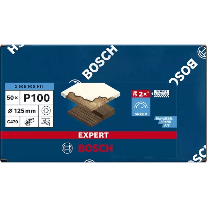 Discos de lixar Bosch Expert C470 50 unid.