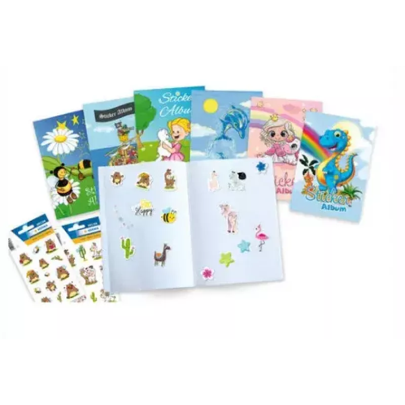 HERMA Unicorn Best Friends álbum de autocolantes, A5, 16 páginas