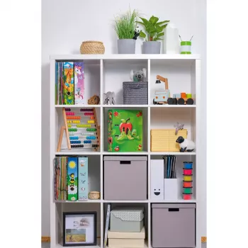 Dossier decorativo HERMA A4 Fritz der Wurm com anéis D cartão 285x315mm