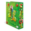 Dossier decorativo HERMA A4 Fritz der Wurm com anéis D cartão 285x315mm