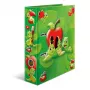 Dossier decorativo HERMA A4 Fritz der Wurm com anéis D cartão 285x315mm