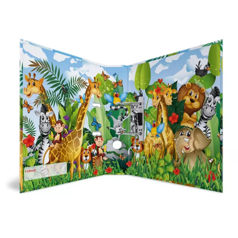 Dossier de anéis HERMA 19277 A4 multicolor cartão 285x315 mm