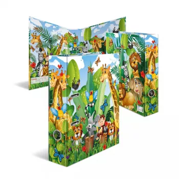 Dossier de anéis HERMA 19277 A4 multicolor cartão 285x315 mm