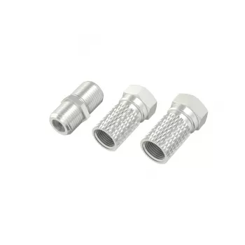 Conector coaxial Hama 00305119 tipo F 3 unidades