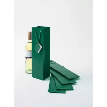 Saco de embrulho para presente Sigel GT502 verde 100mm x 80mm x 350mm