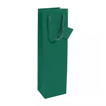 Saco de embrulho para presente Sigel GT502 verde 100mm x 80mm x 350mm